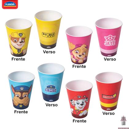 Imagem de Kit 16 Copos Patrulha Canina Festa Infantil Decoração Lembrancinha Aniversário