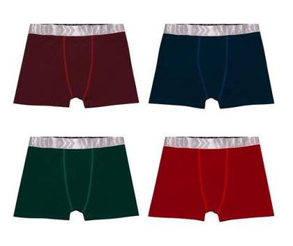 Imagem de Kit 16 Cuecas box boxer Infantil lisas e estampadas variadas