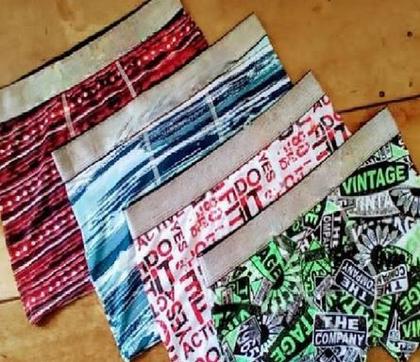 Imagem de Kit 16 Cuecas box boxer Infantil lisas e estampadas variadas