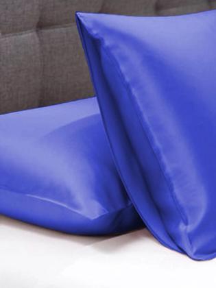 Imagem de Kit 16 Fronhas de Cetim (8 Pares) Charmousse Anti Frizz Seda