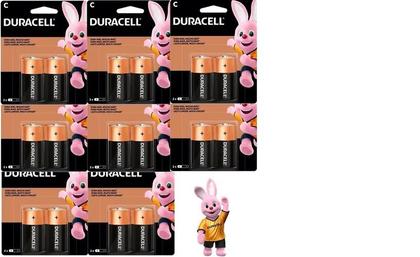 Imagem de Kit 16 Pilhas Média C Duracell LR14 Alcalina Longa Duração