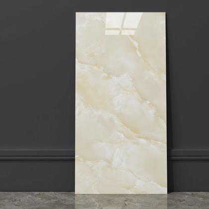 Imagem de Kit 16 Placas Painel Porcelanato Revestimento Adesivo Vinílico Marmorizado