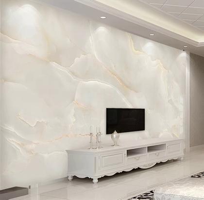 Imagem de Kit 16 Placas Painel Porcelanato Revestimento Adesivo Vinílico Marmorizado