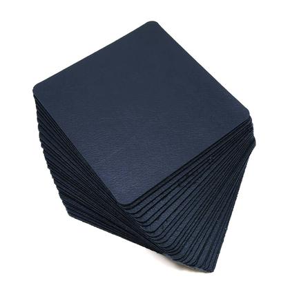 Imagem de Kit 16 Porta Copo Tapete Mesa Bolacha Cerveja Chopp Apoio Suporte Taça Vinho Azul