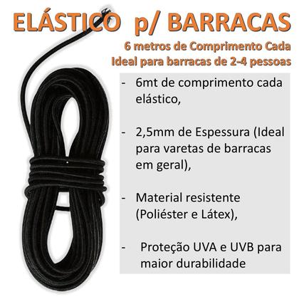 Imagem de KIT 17pcs - 4 Estacas (MOD101332) + 9 Conectores Reposição Gazebo3x3mts + 4 Cordinhas