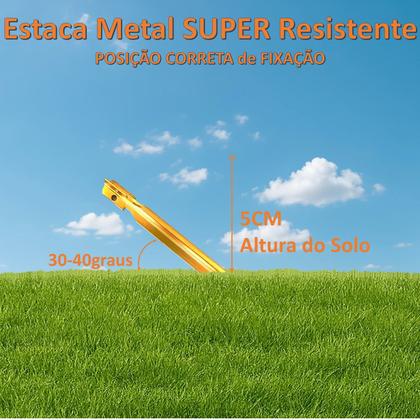 Imagem de KIT 17pcs - 4 Estacas (MOD101332) + 9 Conectores Reposição Gazebo3x3mts + 4 Cordinhas