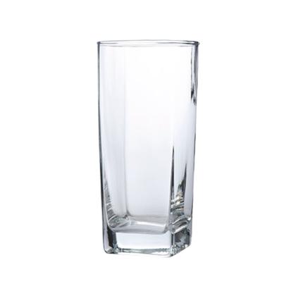 Imagem de Kit 18 Copo Texas Quadrado Vidro Transparente Mesa Posta 320ml