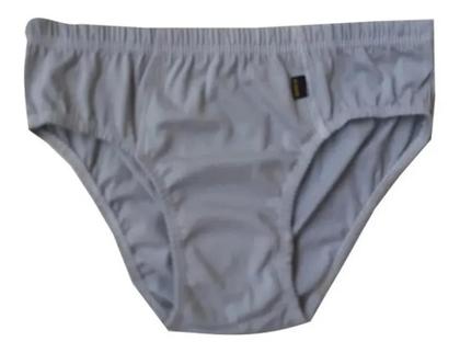 Imagem de kit 18 cueca slip tradicional 100% algodão elástico embutido adulto SDS