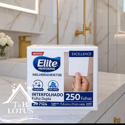Imagem de Kit 18 Papel Folha Dupla Interfolhado Elite