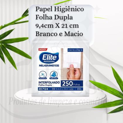 Imagem de Kit 18 Papel Folha Dupla Interfolhado Elite