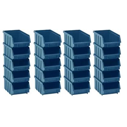 Imagem de Kit 18 Peças Caixa Gaveta Plástica Organizadora Bin Nº3