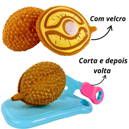 Imagem de Kit 18 Peças Comidinha Cozinha Infantil Legumes e Frutas