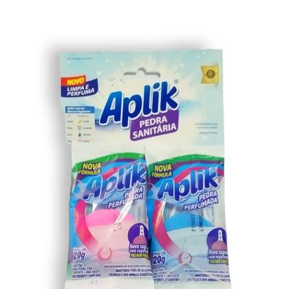 Imagem de Kit 18 Pedra Sanitária Perfumada 20g Fixação Aplik - Envio Já