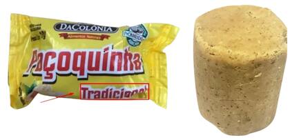 Imagem de KIT 1CX Paçoquinha Rolha Dacolônia Tradicional EXCLUSIVA CX 100 UND