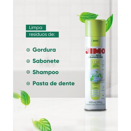 Imagem de KIT 1Un Jimo Limpa Vidros + 1 Un Jimo Multi Superfícies + 1 Un Jimo Limpa Box 400ml