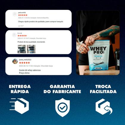 Imagem de Kit 1x Ma ca Perua Pó 300g 5000mg + 1x Whey Pro Isolado e Concentrado 900g  Body Nutry