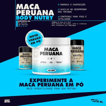 Imagem de Kit 1x Whey Pro Max + 1x Ma ca Perua + 1x Creatina Pura Energia, Recuperação  Body Nutry