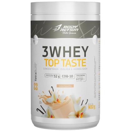 Imagem de Kit 2 3Whey Top Taste 900g Concentrado Isolado Hidrolisada