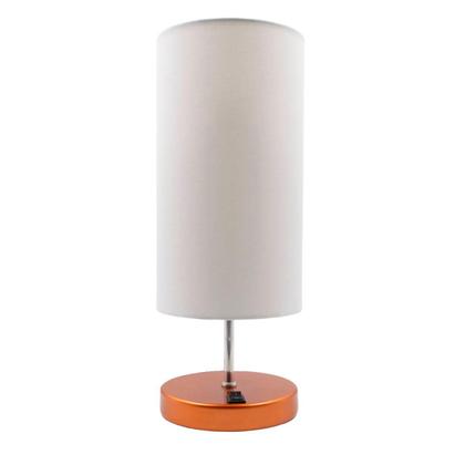 Imagem de Kit 2 Abajur De Mesa Clássico Redondo Com Interruptor Com Cúpula Para Sala, Quarto, Cabeceira Cama, Escritório, Corredor de Casa