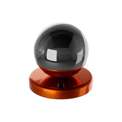 Imagem de Kit 2 Abajur de Mesa Dama moderno Com Globo 10cm Decoração iluminação de Casa, Sala, Quarto Cama e Cabeceira e Escritório