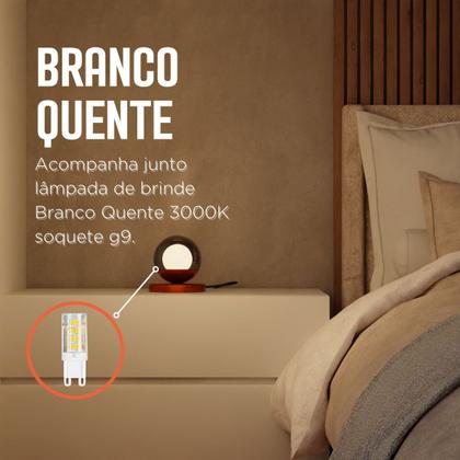 Imagem de Kit 2 Abajur de Mesa Dama moderno Com Globo 10cm Decoração iluminação de Casa, Sala, Quarto Cama e Cabeceira e Escritório