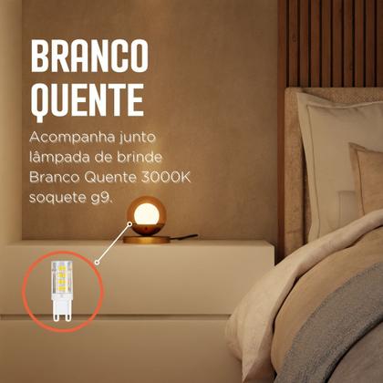 Imagem de Kit 2 Abajur de Mesa Dama moderno Com Globo 10cm Decoração iluminação de Casa, Sala, Quarto Cama e Cabeceira e Escritório