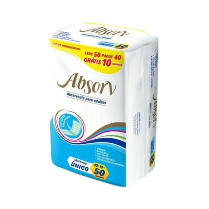Imagem de Kit 2 Absorventes Geriátrico Absorv Com 50 Unidades Unissex