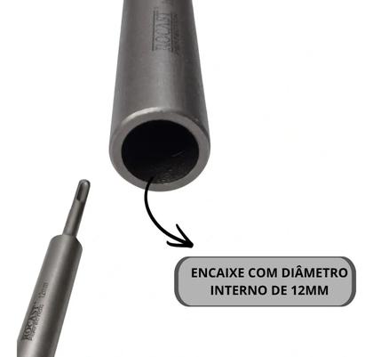 Imagem de Kit 2 Adaptador Martelete Sds Plus Haste Aterramento 12mm Ro