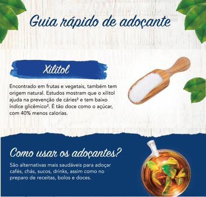 Imagem de kit  2 Adoçante Xylitol Natural Liquido 100ml