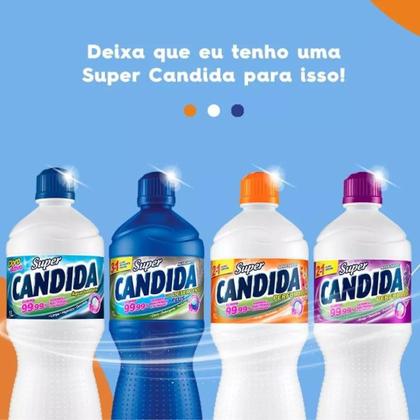 Imagem de Kit 2 Água Sanitária Super Cândida - Perfumada 1l