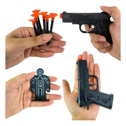 Imagem de Kit 2 Air Gun Com 6 Dardo E 1 Alvo Brinquedo Presente