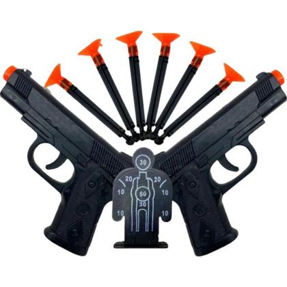 Imagem de Kit 2 Air Gun Com 6 Dardo E 1 Alvo Brinquedo Presente