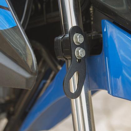 Imagem de Kit 2 Alça Trava tipo Brinco Duplo para Transportar Motos-Aço