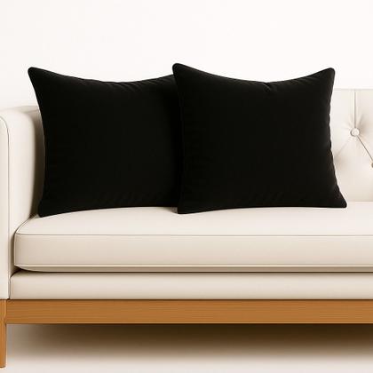 Imagem de Kit 2 Almofada Cheia Veludo 45x45 Cores Diversificadas