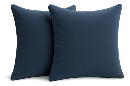 Imagem de Kit 2 Almofada Cheia Veludo 45x45 Cores Diversificadas