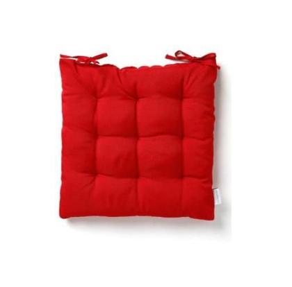 Imagem de Kit 2 Almofadas Futton Assento Para Cadeira - Vermelho 40X40