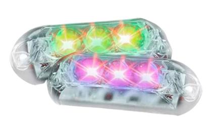 Imagem de Kit 2 Alto Falantes Triaxiais JBL 6TRMS80 160 Watts Rms + Kit 4 Strobo AJK 6W Ritimico 3.0