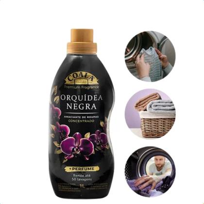 Imagem de Kit 2 Amaciante de Roupas Concentrado Orquidea Negra Coala Laundry 1 L