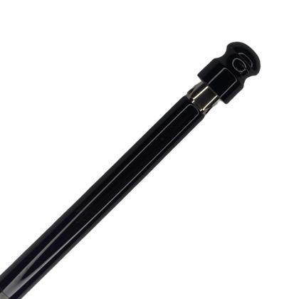 Imagem de Kit 2 Antena Corta Pipa Cerol Anti Linha Fio Retrovisor Inox Esportiva Moto 6 Estágios Preta