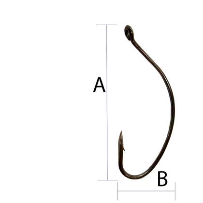 Imagem de Kit 2 Anzol para Pesca WideGap Robalo N. 1 Emb. 11un