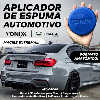 Imagem de Kit 2 Aplicador Espuma Automotivo Cera Plástico Pneu Vonixx