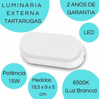 Imagem de Kit 2 Arandela Tartaruga Led Ip65 Bivolt Interna/Externa