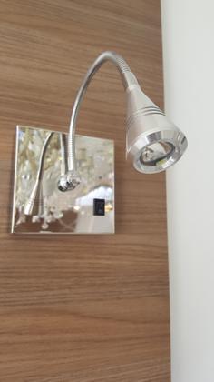 Imagem de Kit 2 Arandelas Articulada Led Cabeceira Cama Quarto Com Interruptor