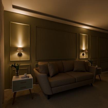 Imagem de Kit 2 Arandelas De Parede clássica Com Interruptor e Cúpula Ref 16 Para Cabeceira de Cama, Quarto, Sala, Casa, Lavabo