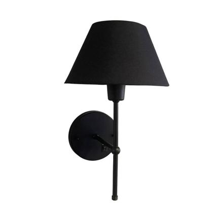 Imagem de Kit 2 Arandelas De Parede clássica Com Interruptor e Cúpula Ref 16 Para Cabeceira de Cama, Quarto, Sala, Casa, Lavabo