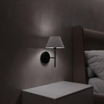 Imagem de Kit 2 Arandelas De Parede Clássica de Alumínio com Interruptor com cúpula Ref 16 com Lâmpada branco frio