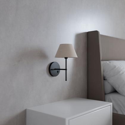 Imagem de Kit 2 Arandelas De Parede Clássica de Alumínio com Interruptor com cúpula Ref 16 com Lâmpada branco frio