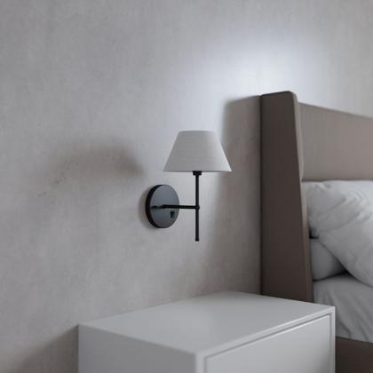 Imagem de Kit 2 Arandelas De Parede Clássica de Alumínio com Interruptor com cúpula Ref 16 com Lâmpada branco frio