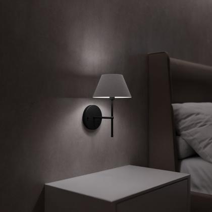 Imagem de Kit 2 Arandelas De Parede Clássica de Alumínio com Interruptor com cúpula Ref 16 com Lâmpada branco frio