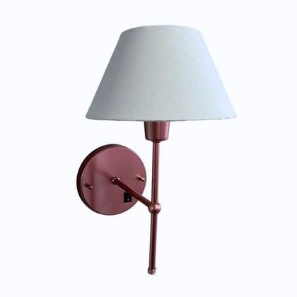 Imagem de Kit 2 Arandelas De Parede Clássica de Alumínio com Interruptor com cúpula Ref 16 com Lâmpada branco frio